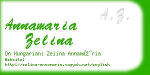 annamaria zelina business card